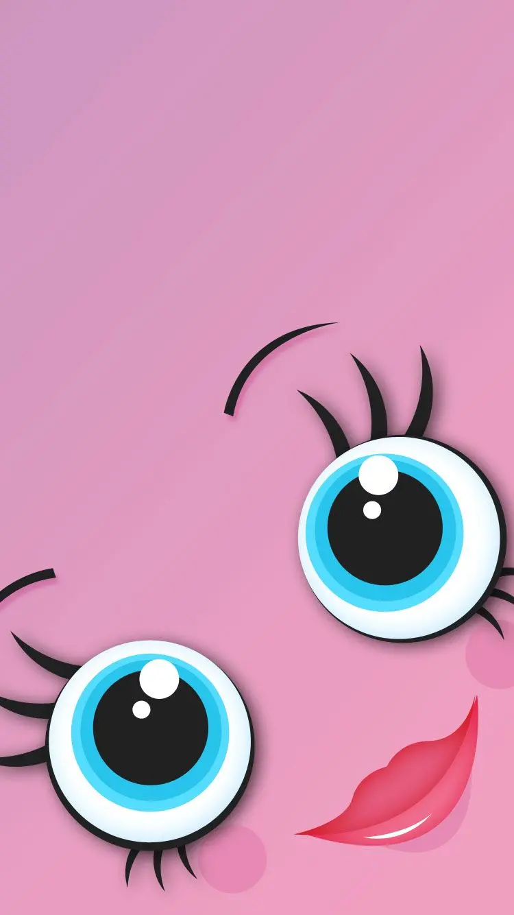 Beautiful pink fantasy background for iPhone