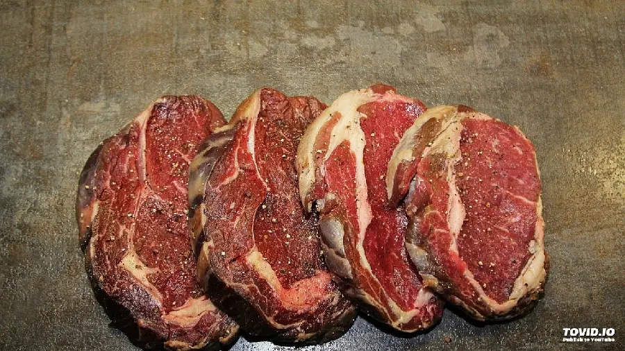 Healthy and hygienic red meat close-up in 8K quality