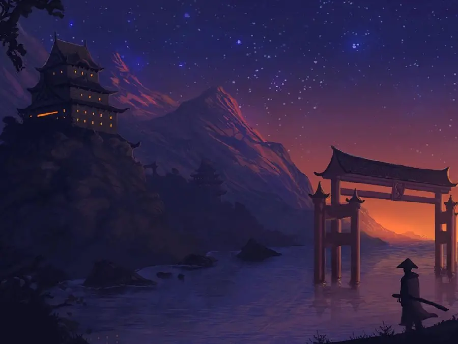 Download wallpaper with brilliant graphics from the game scene in 8k quality