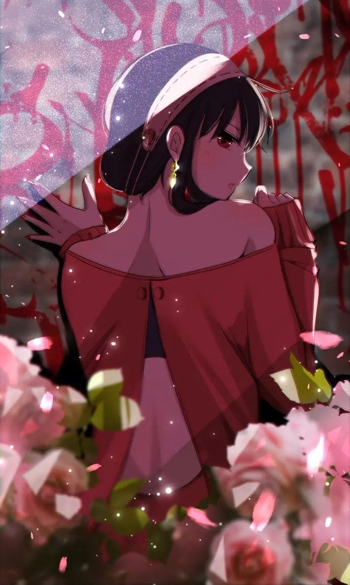 Beautiful and attractive photo of Yuri in the anime Spy Family