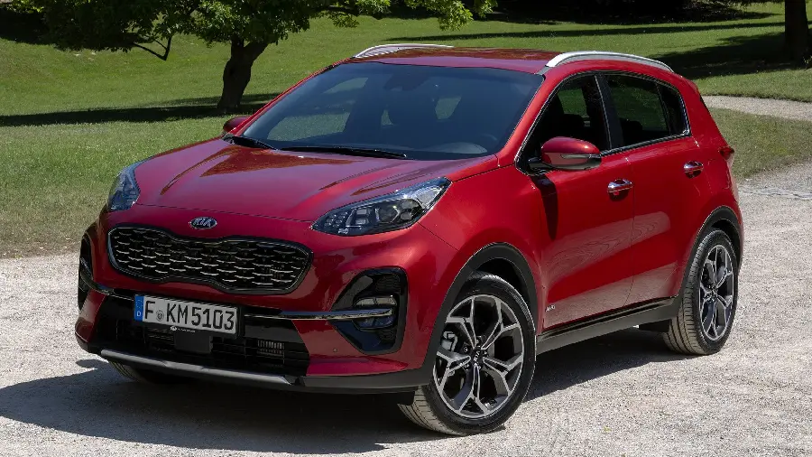 8k quality image of the Korean SUV Kia Sportage