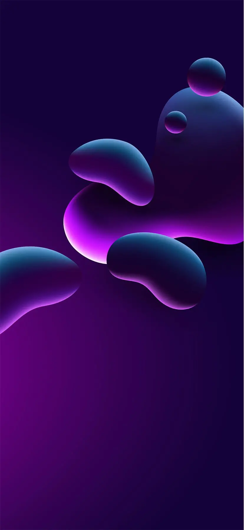 Unique Purple Graphic Image for Galaxy Z Fold Background