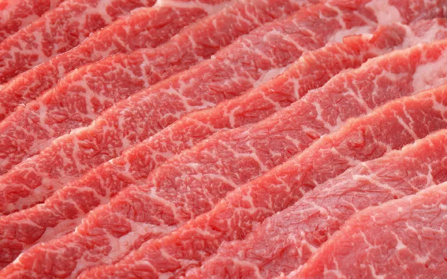 Close-up and Interesting about red meat in Full HD quality