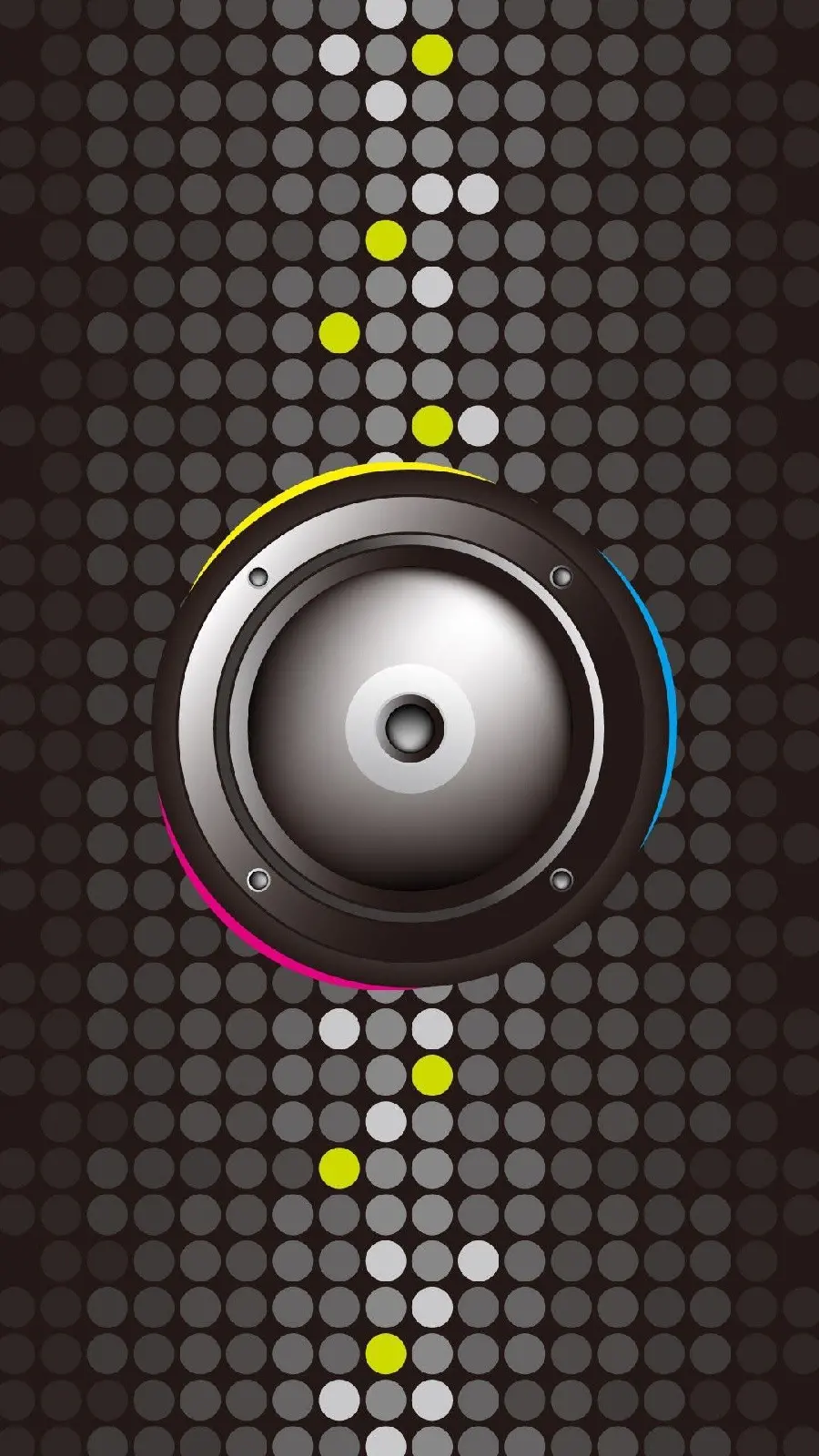 New Graphic Wallpaper of Brown Theme Speaker for Samsung