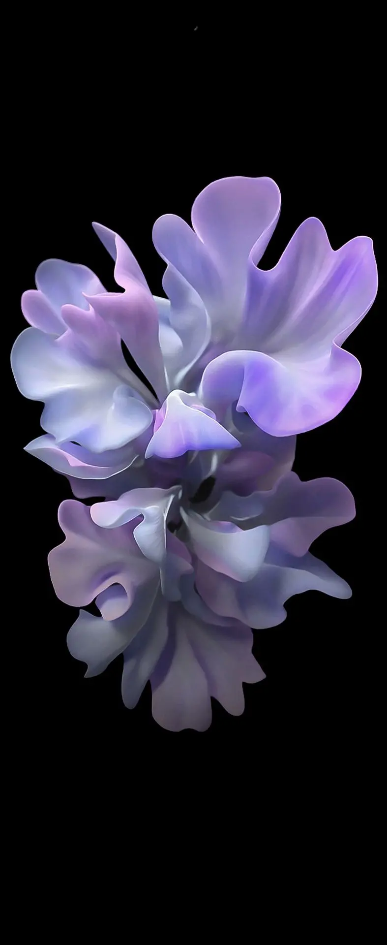 A very beautiful purple background for the Galaxy Z Flip mobile