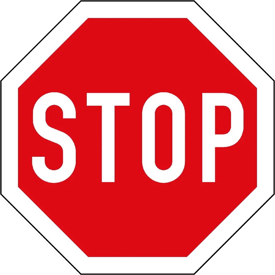 Most famous high quality stop sign photo for printing