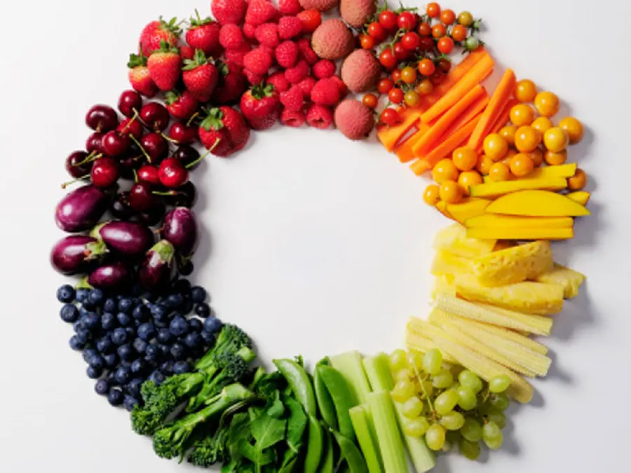 The most beautiful profile image of colorful and diverse fruits suitable for maintaining health