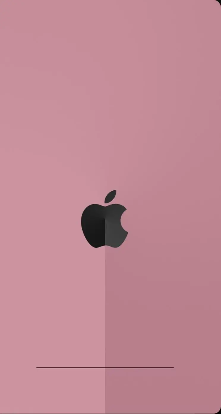 Luxury girl's background with an apple design in matte pink with original quality