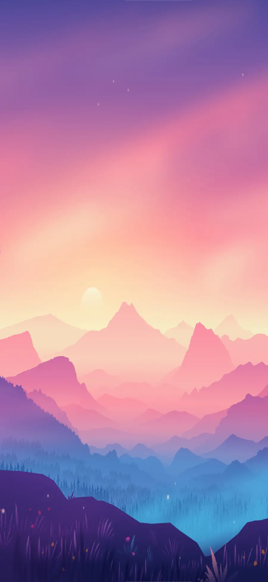 Download a beautiful fantasy landscape image in the game in excellent 8k quality