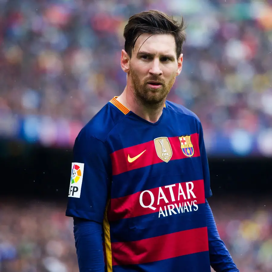 Attractive picture of Barcelona's most popular player Messi