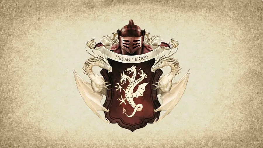 Unique House of Dragons logo for Instagram story 
