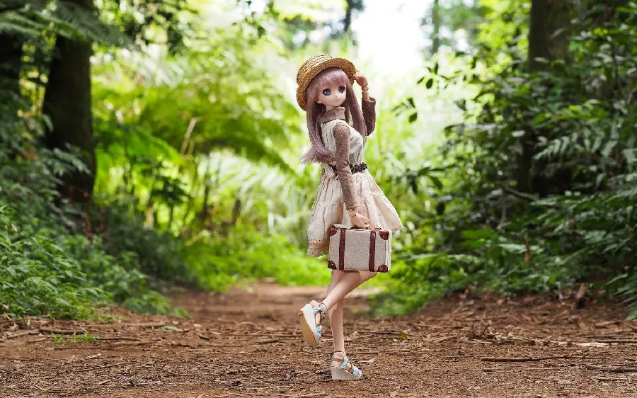 Full HD background of cute Barbie doll for Samsung mobile