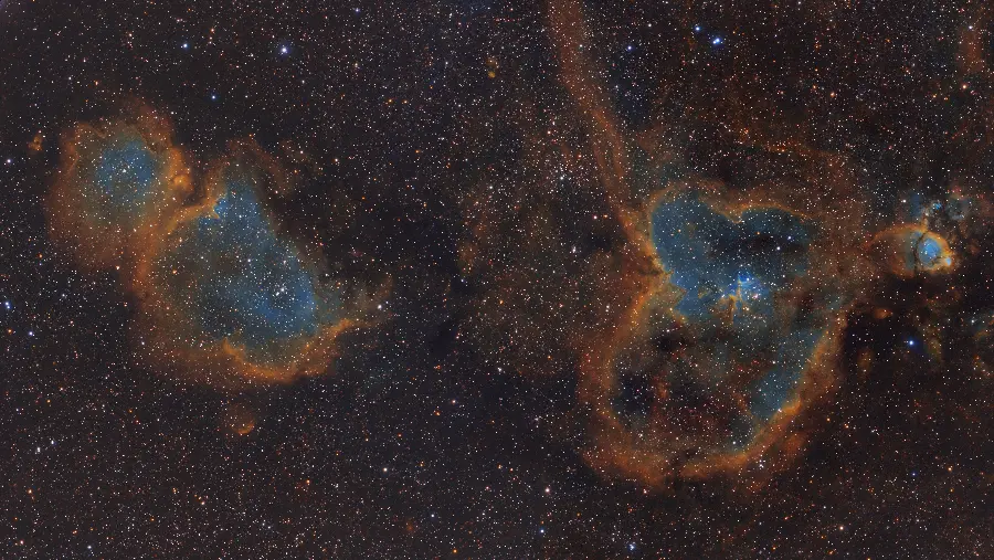 Download the famous vector of the beautiful Heart Nebula in FUII HD quality
