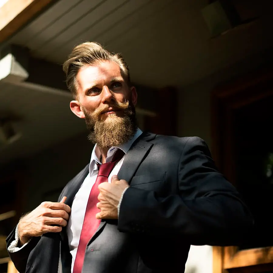 Free download of the image of the fantasy and attractive male beard model