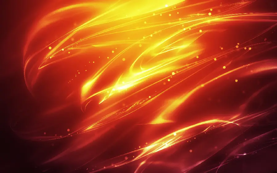 A very attractive photo of hot and fiery abstract lines