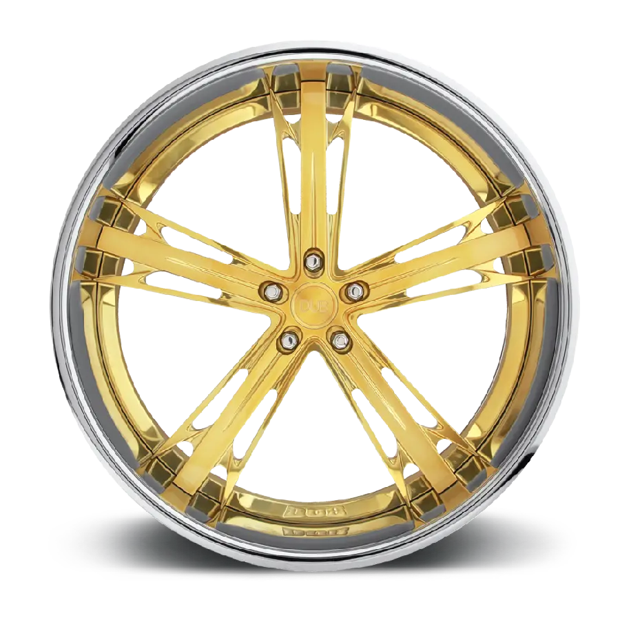 Popular PNG format photo of DUB brand gold sports rims
