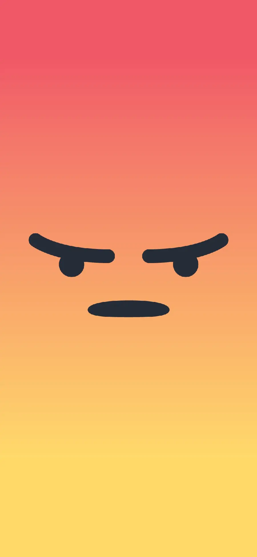 Simple and funny wallpaper of angry emoji with great quality 