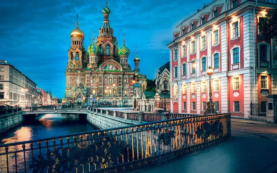 St. Petersburg Church of the Savior on the Blood computer background