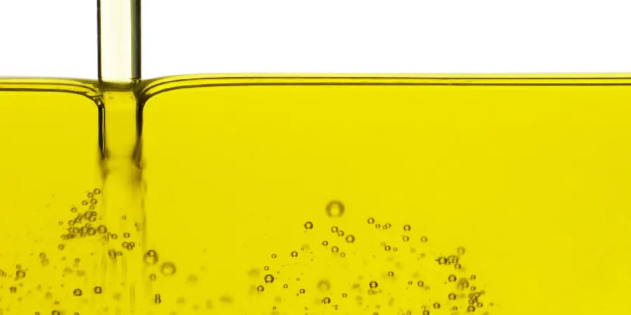 Photo of real and high-quality olive oil up close for sale 