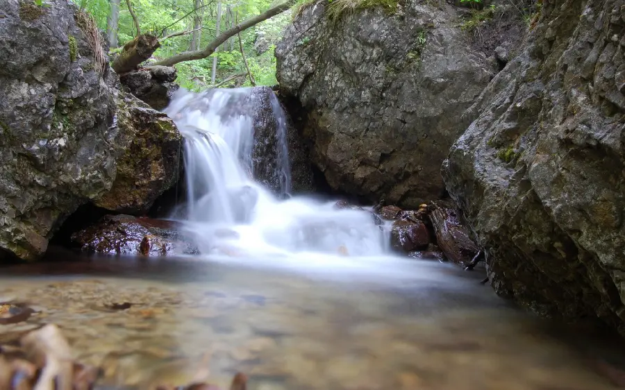 Pleasant stock photo of waterfall with full HD quality suitable for widescreen 