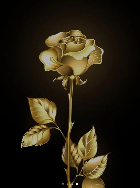 Download Golden Flower Poster with Beautiful and Unique Design