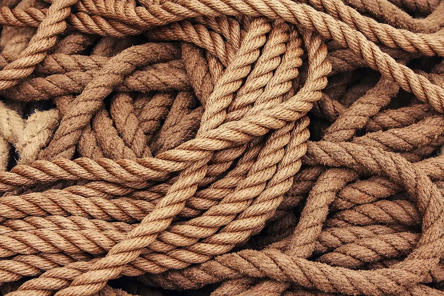 Unique Linux Wallpaper of Strong Brown Rope