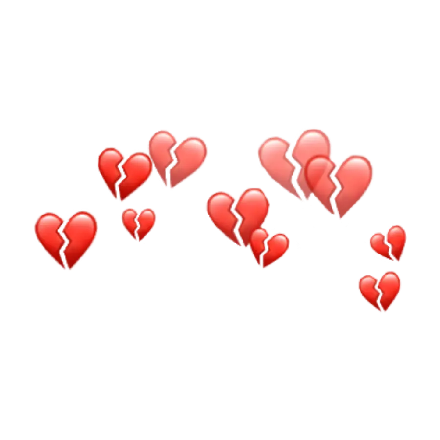 The most stylish broken heart emoji profile picture for Telegram and WhatsApp