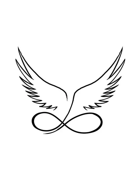 Very high-quality photo of the famous symbol of infinite love for a tattoo Tattoo 2022
