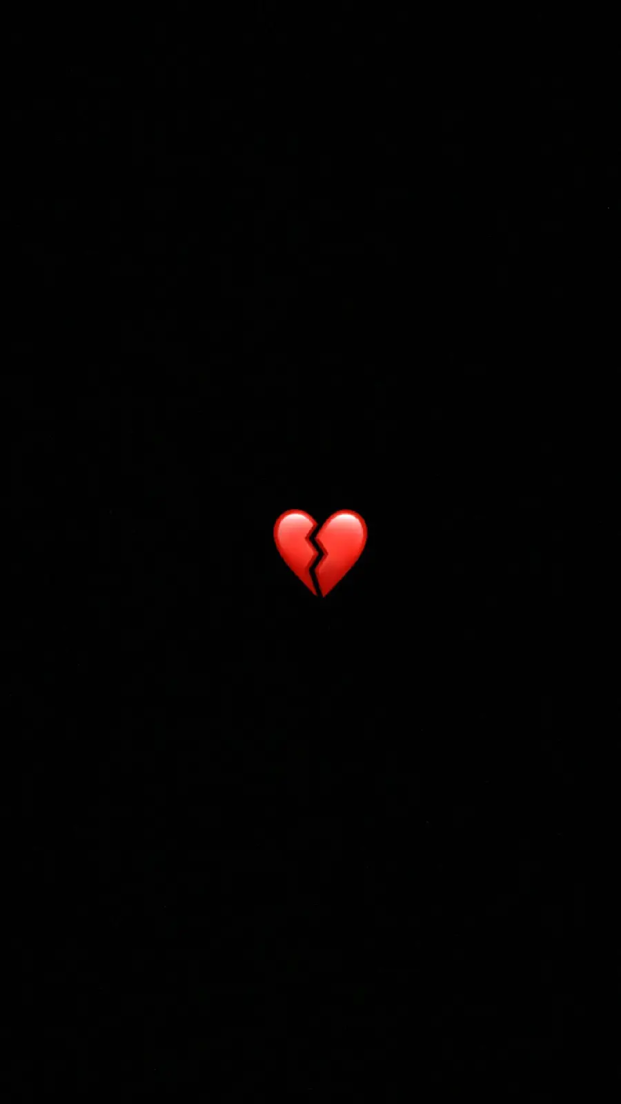 Simple and depressed background with high quality broken heart emoji design