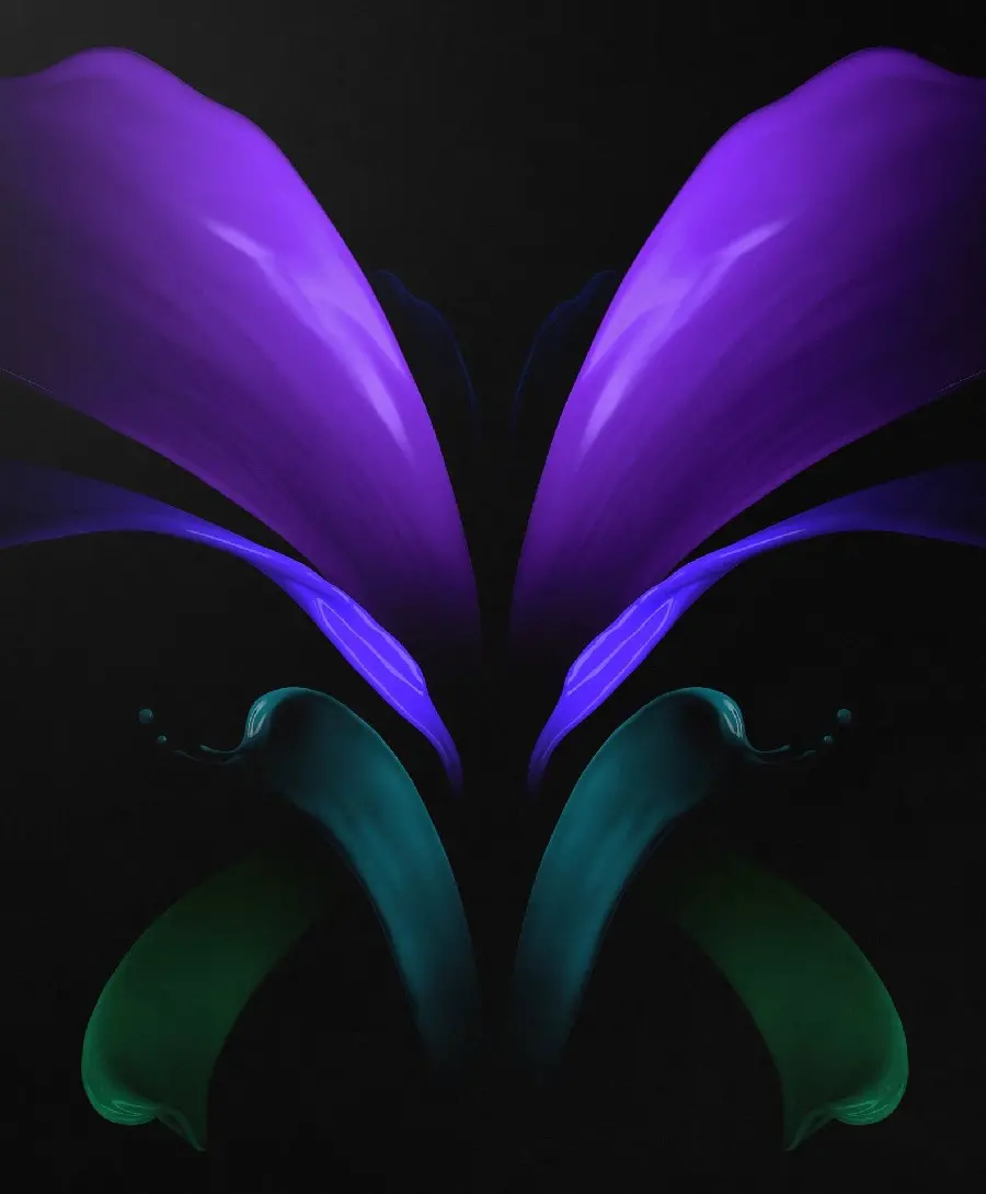 Very beautiful mirror wallpaper for the SAMSUNG GALAXY Z FOLD 