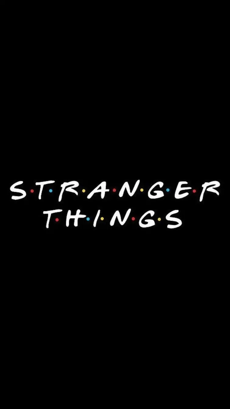 Phone Background with Stranger Things Series Design