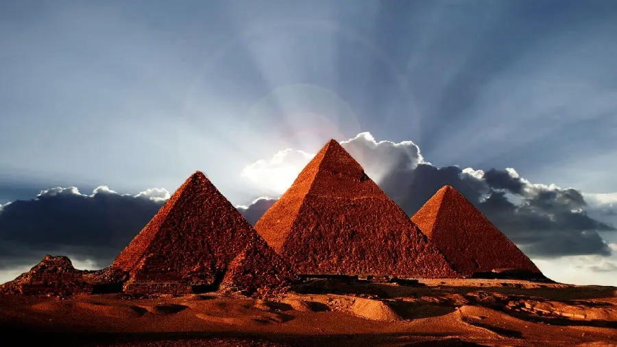 Dream image From the Egyptian pyramids, one of the seven wonders of the world 