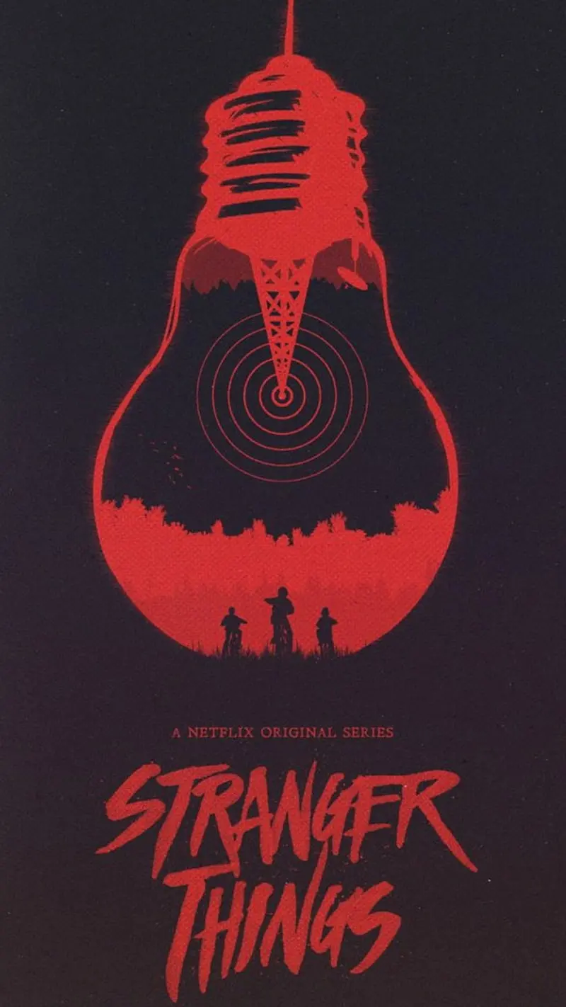 New and cool wallpaper of the series Stranger Things for iPhone