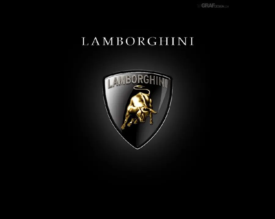 Photo of the Lamborghini logo, the best car in the world, high quality