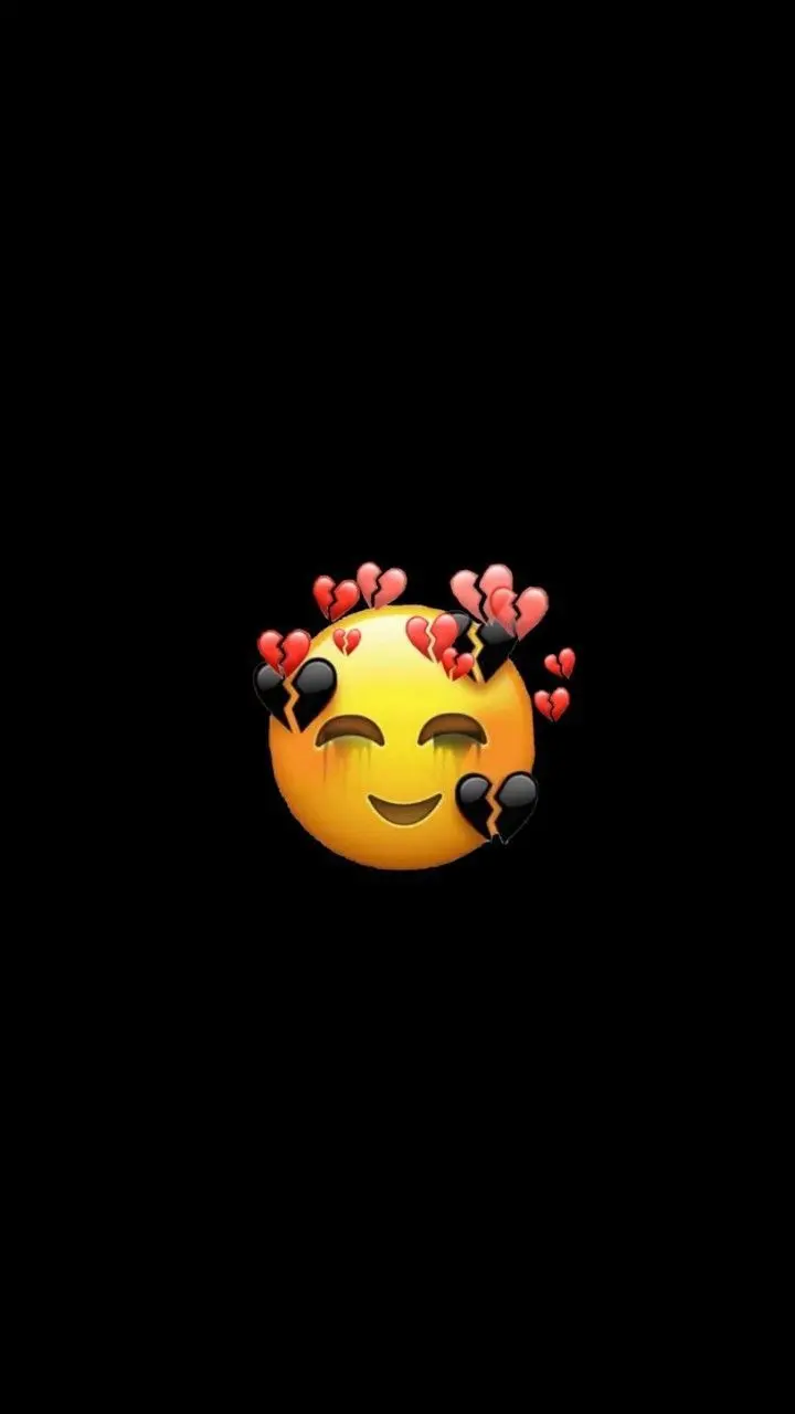 Broken heart emoji photo for Instagram profile