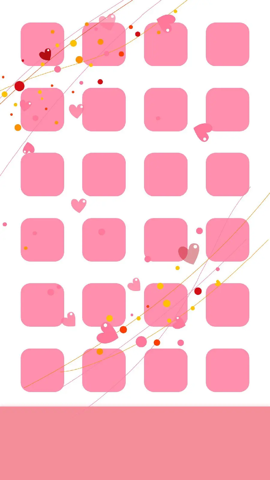 Very high quality cute graphic wallpaper with pink and white color and cute girly theme