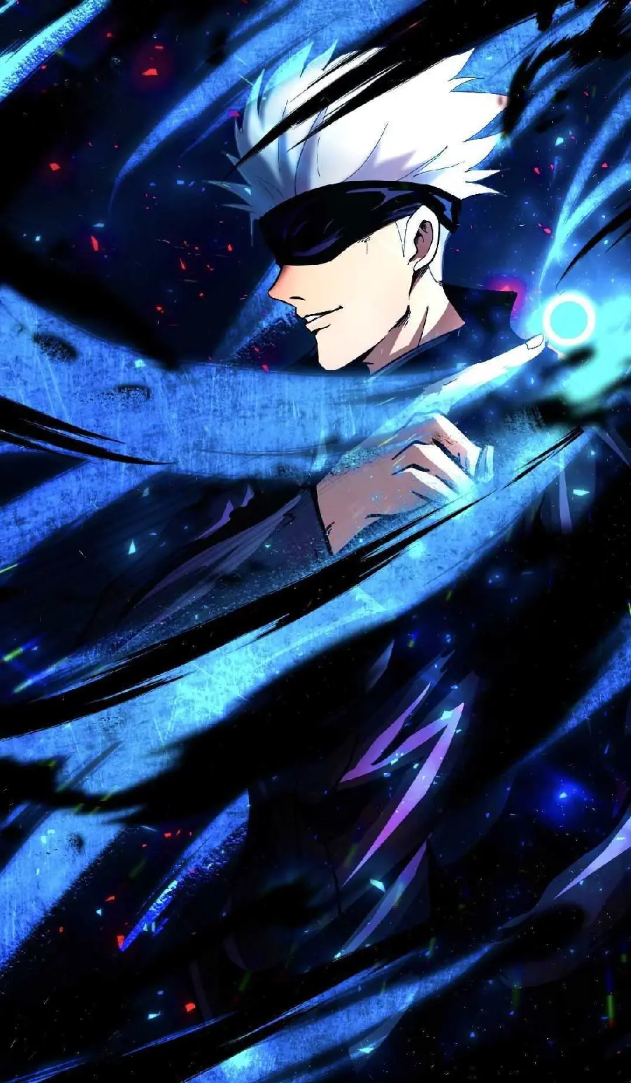 Background Dreamy Blue Grand by Gojo Satoru in Special 8K Quality