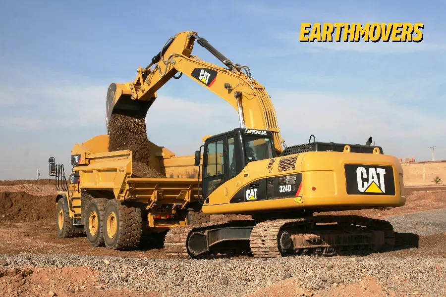 Powerful CAT 3240 Excavator in a High Quality View