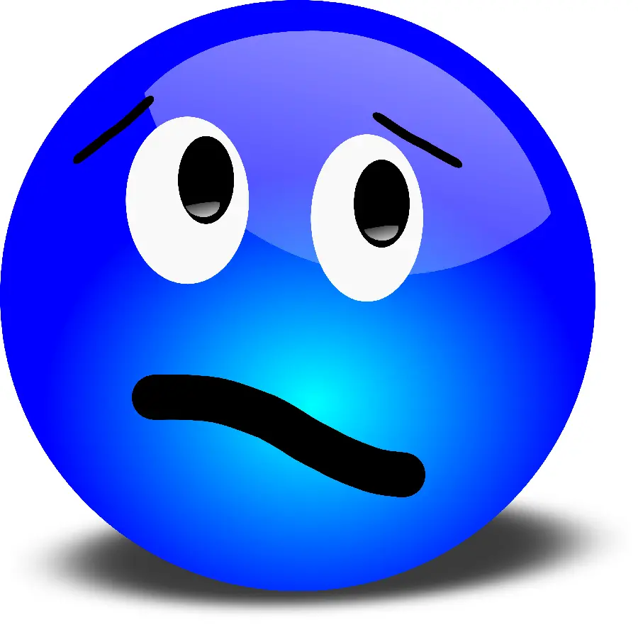 Blue sad emoji background with full HD quality