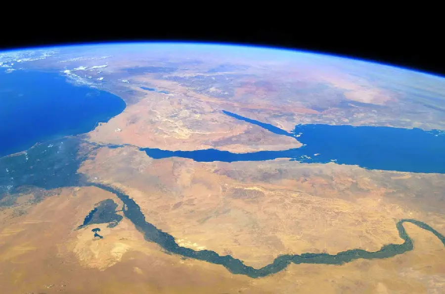 Aerial Photo of the Nile River in Africa in Full HD Quality