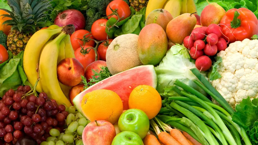 Beautiful and detailed image of natural and healthy foods