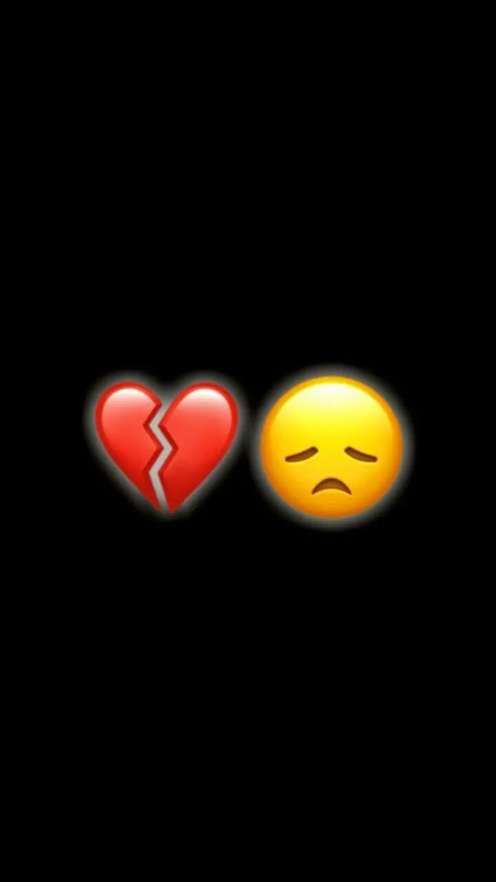 Sad HD emoticon suitable for WhatsApp status section