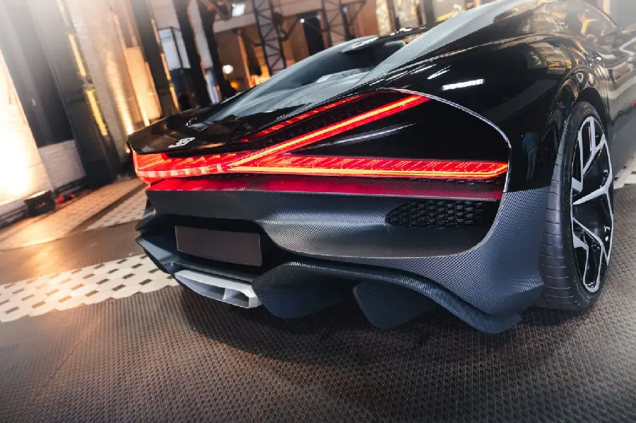 New and Fresh Photo of the Bugatti Mistral Car from the Back