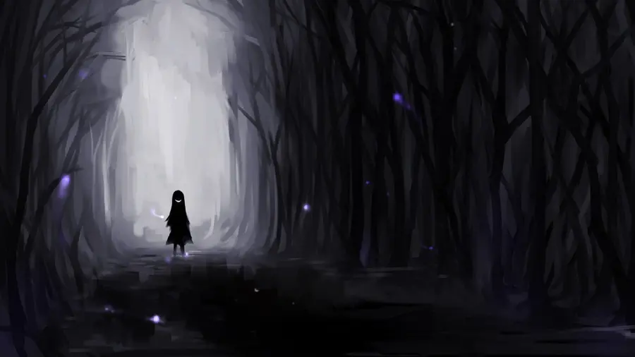 Download Strange Wallpaper of a Scary Creature in the Dark for Laptop and Computer