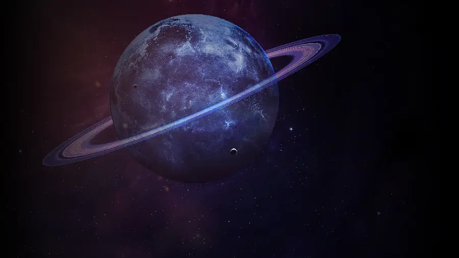 Unique HD Wallpaper of Beautiful Planet and Its Orbit