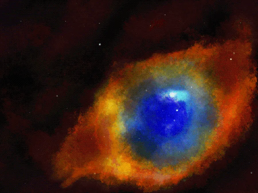 Free Download God's Eye Nebula Photo with Interesting and Impressive Texture
