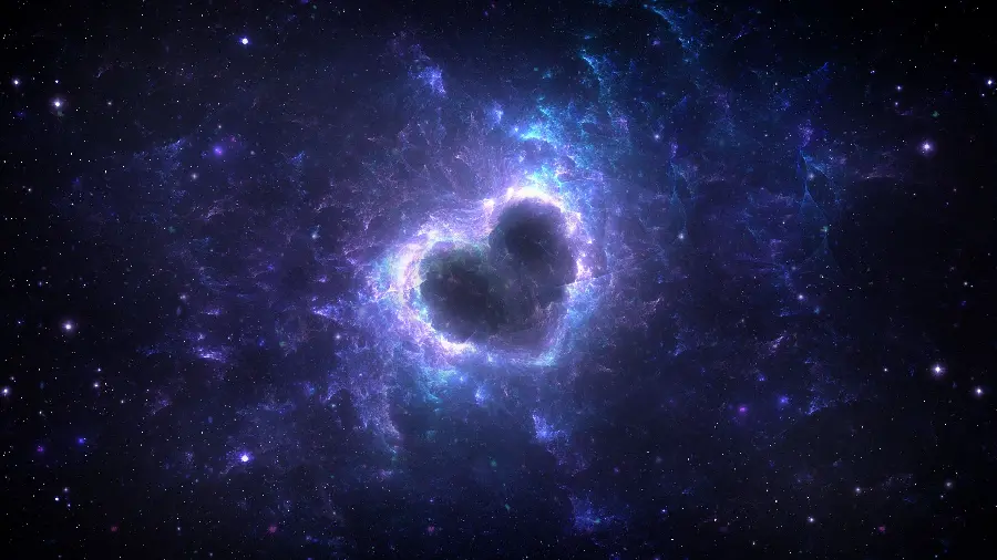 Download the legendary and luminous WhatsApp wallpaper of the Heart Nebula in excellent quality