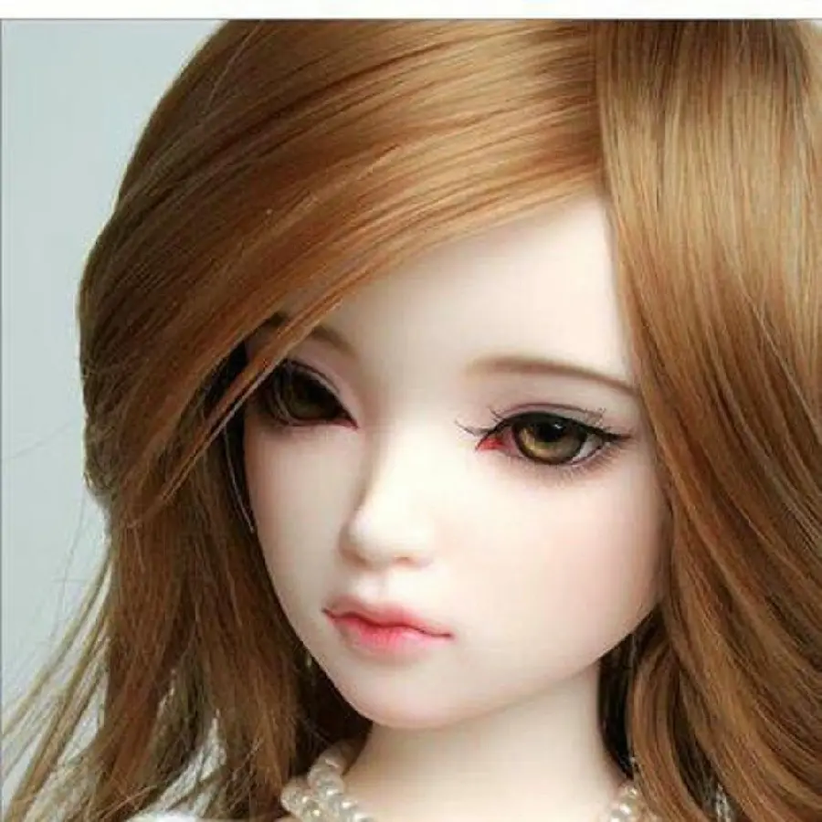 Girly wallpaper of a beautiful doll for Samsung and Xiaomi phones