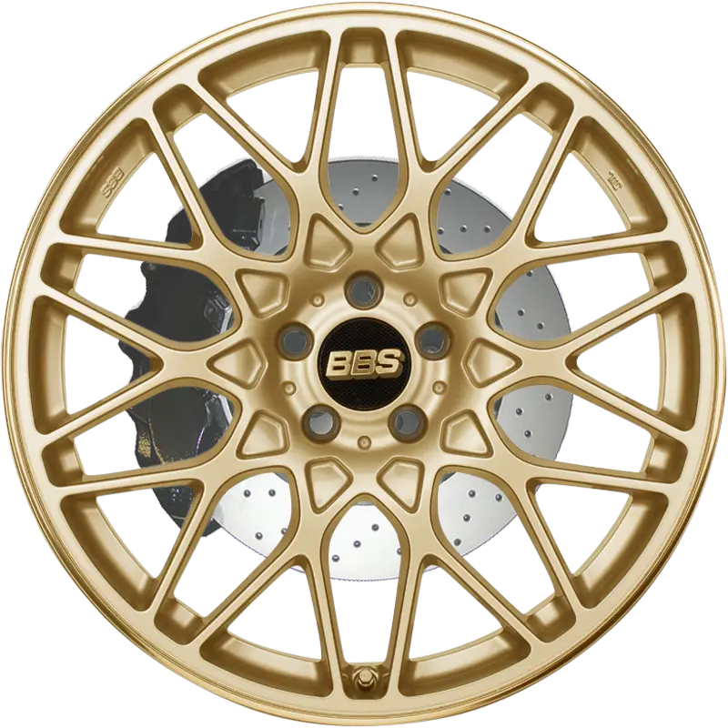 The latest image of a beautiful gold-colored sports car rim