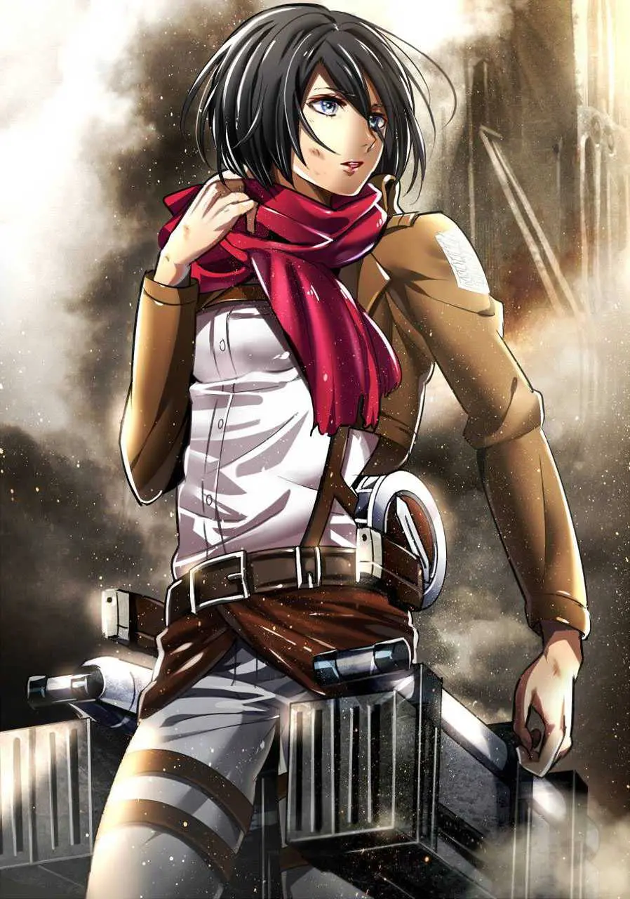 Lovely Picture of Mikasa Ackerman, the Best Character in Attack on Titan